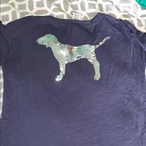 VS PINK oversized tee